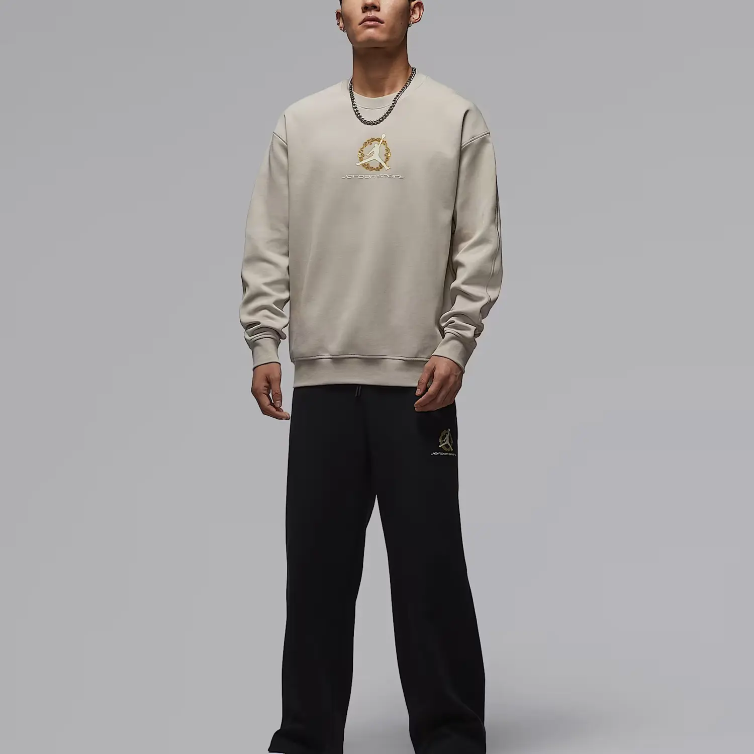 Спортивный свитшот FW25 для мужчин Jordan, milk белый ii — фото 3