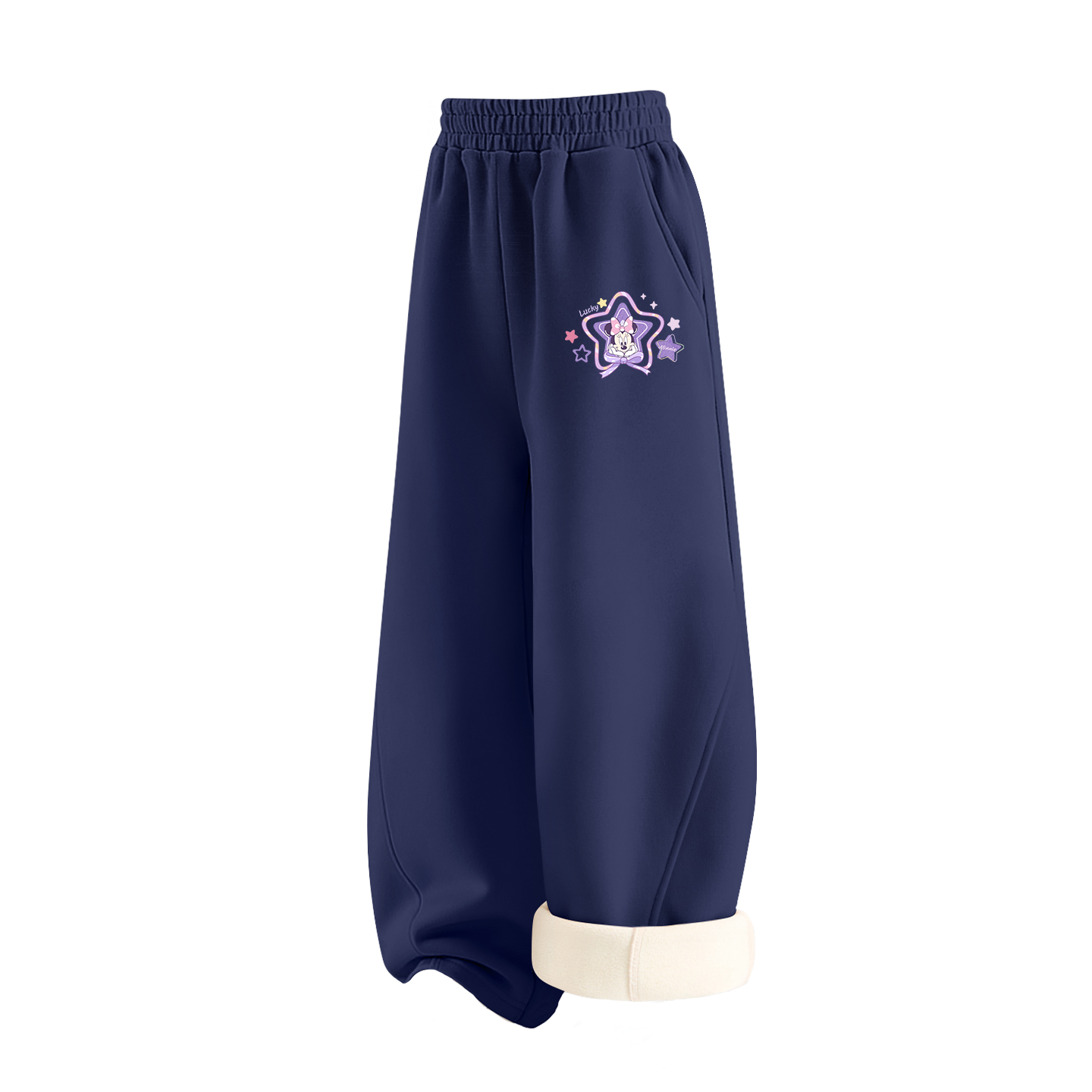 

Детские вязаные спортивные штаны Disney, синий