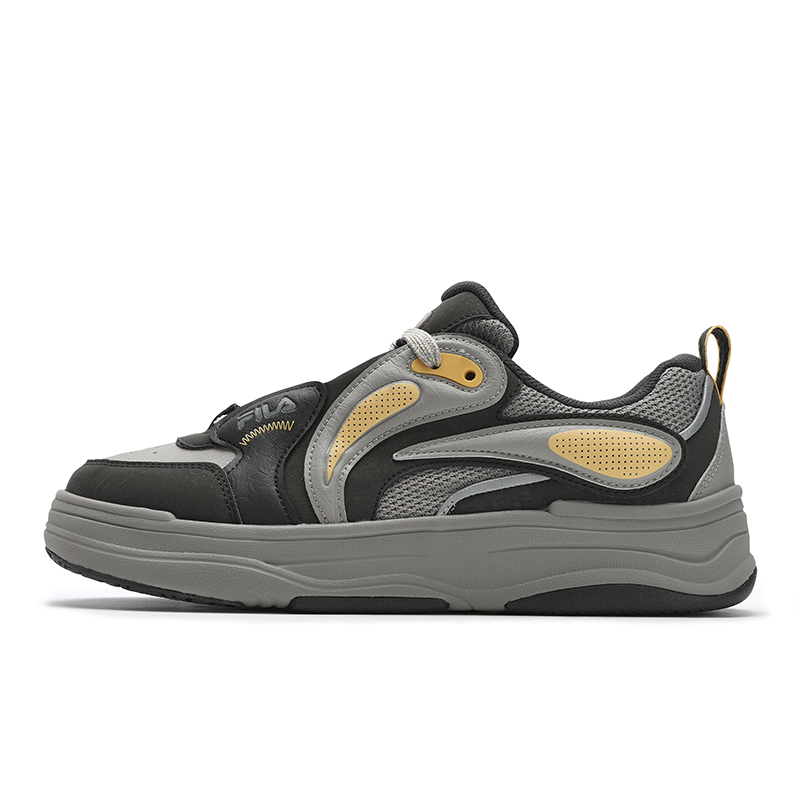 

FILA Износостойкие мужские скейтерские кеды низкие серо-желтые Dove Gray/Beruga Gray, цвет Dove Gray/Beruga Gray