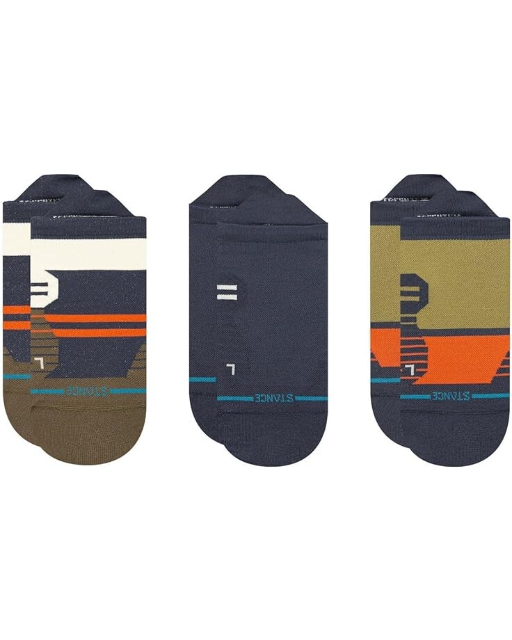 

Носки Unisex Stance Route Ul Tab 3-Pack, темно-синий