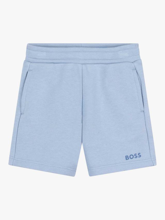 

Детские эластичные шорты из флиса с хлопком HUGO BOSS, Persian Blue