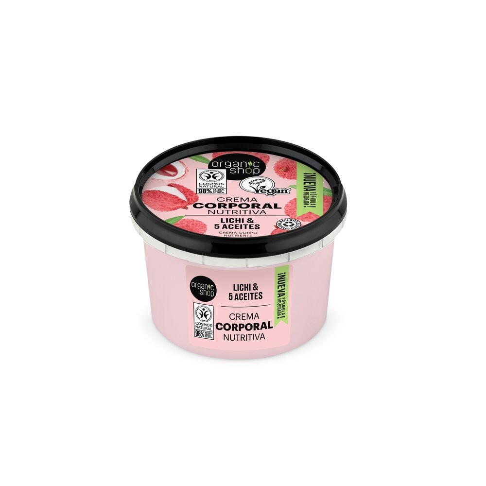 

Увлажняющий крем для тела Crema Corporal Nutritiva Lichi Organic Shop, 250 мл