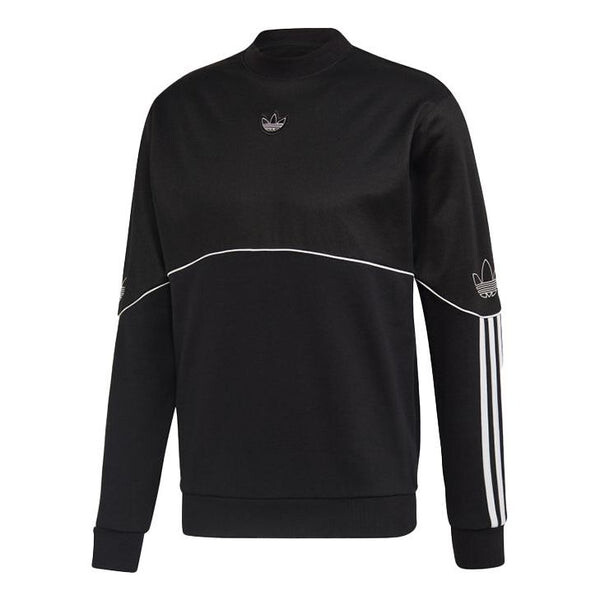 

Толстовка adidas originals Outline Crw Ft Soccer/Football Sports Stylish Round Neck Long Sleeves Black, черный