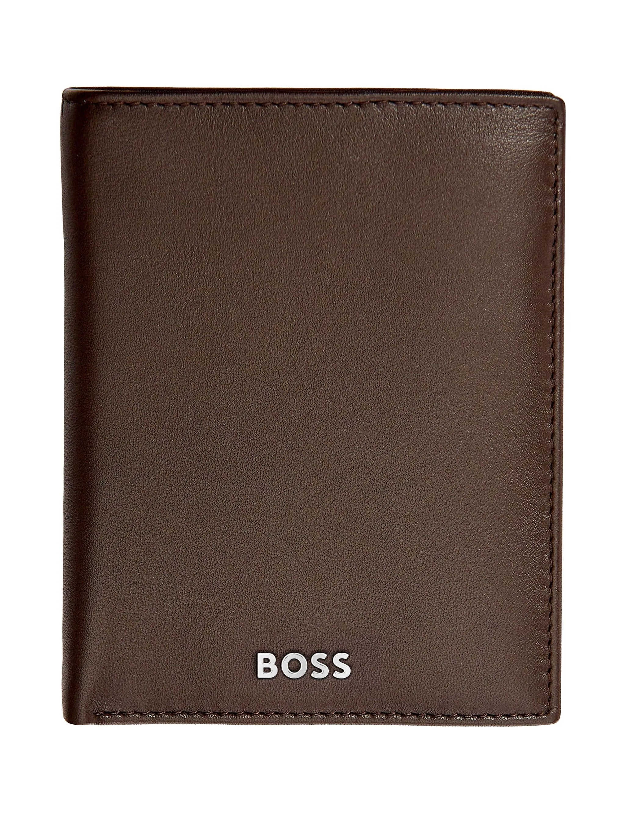 

Кошелек с логотипом Boss, коричневый