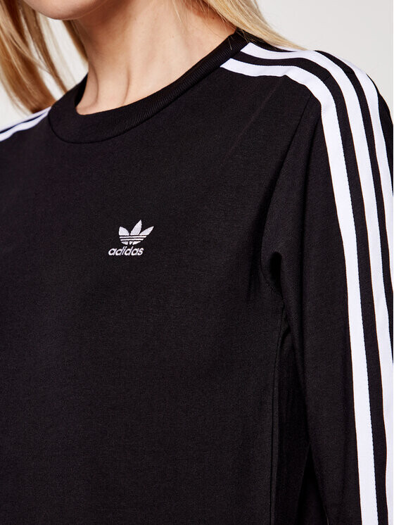 Блузка стандартного кроя Adidas, черный — фото 4