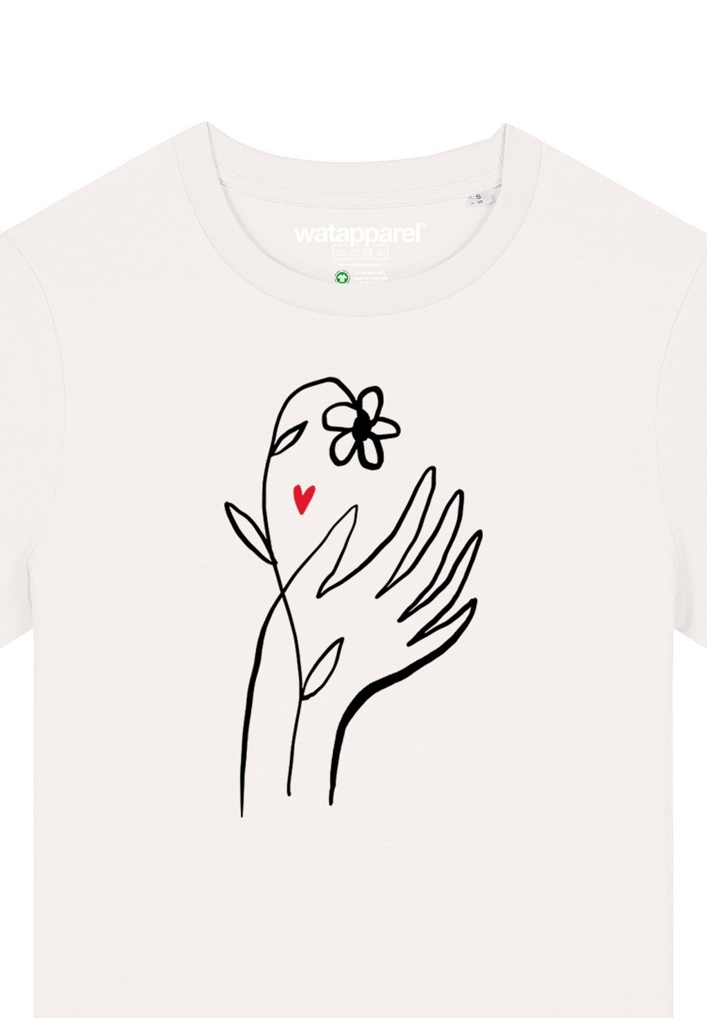 

Футболка с принтом SELF LOVE watapparel, белый