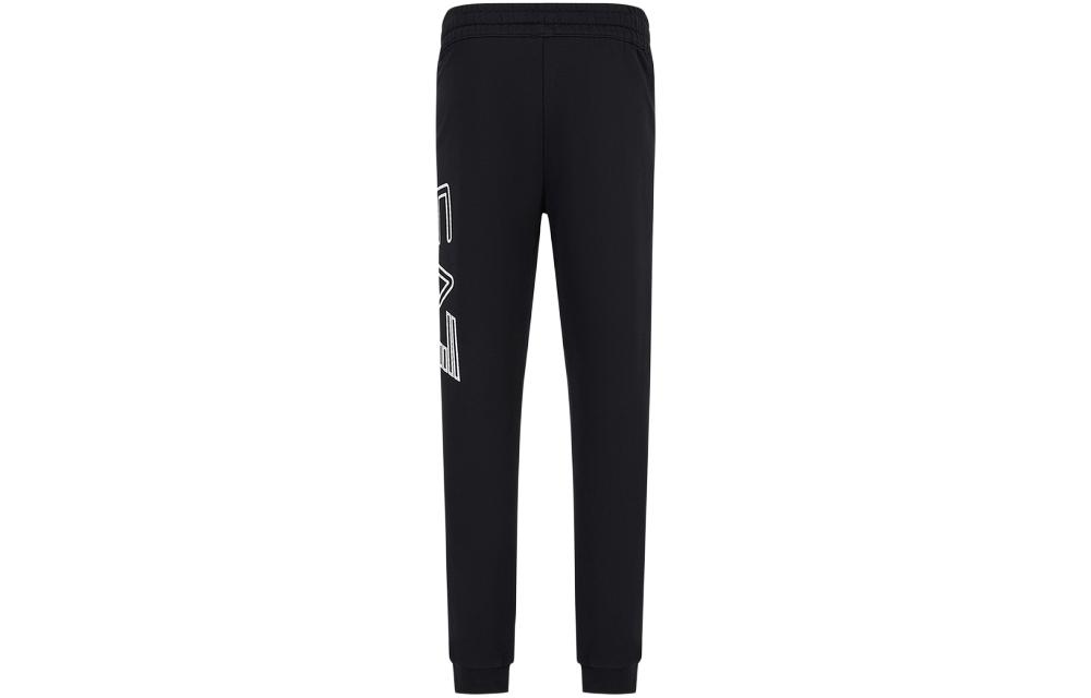 EA7 FW23 Вязаные спортивные брюки мужские черные EMPORIO ARMANI — фото 3
