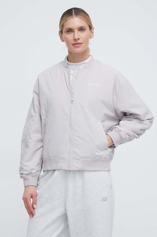 

Куртка бомбер New Balance, серый