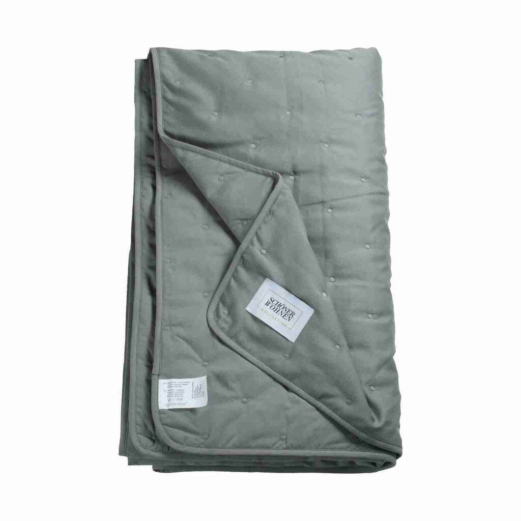 

Покрывало коллекции SCHÖNER WOHNEN SOFT серый 70 x 240 см Schöner Wohnen Kollektion