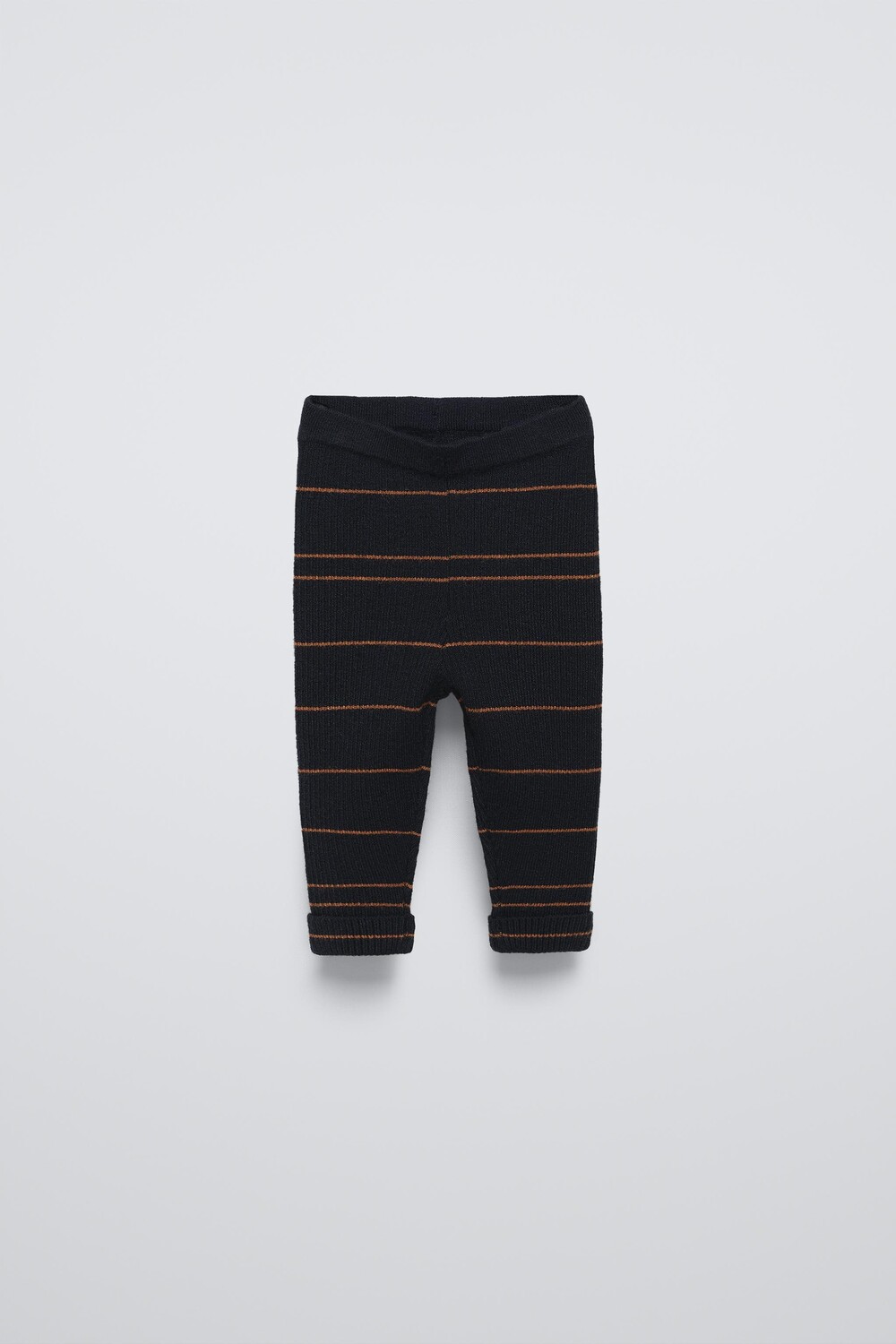 

Полосатые ребрешковые леггинсы ZARA, синий