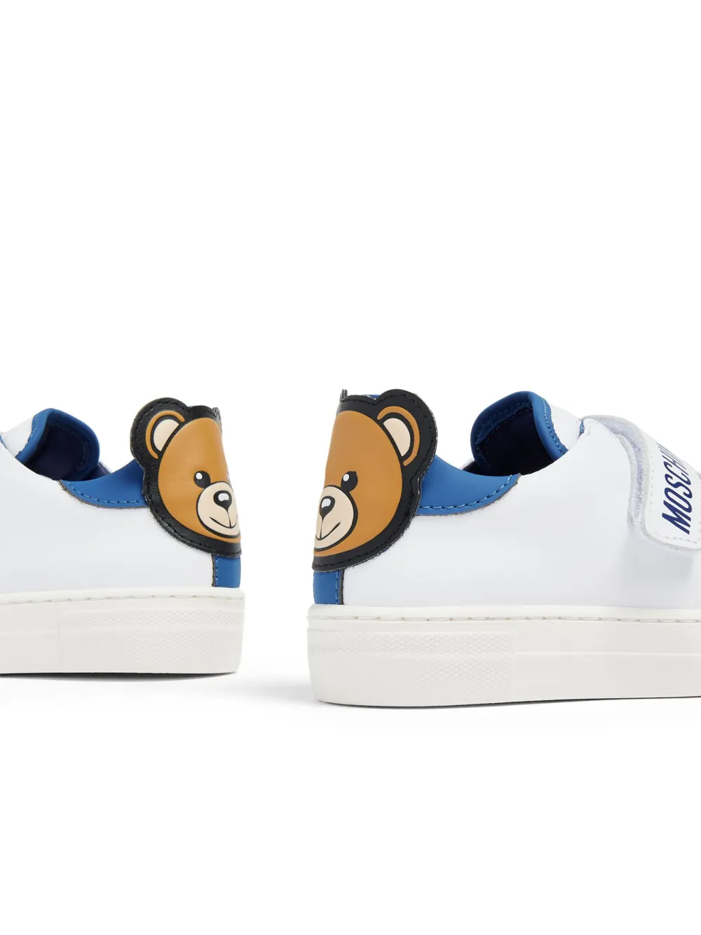 Кроссовки Teddy Bear на липучках Moschino Kids, белый — фото 4