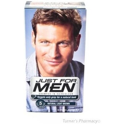 Just For Men H-25 Светло-коричневый шампунь-краска для волос