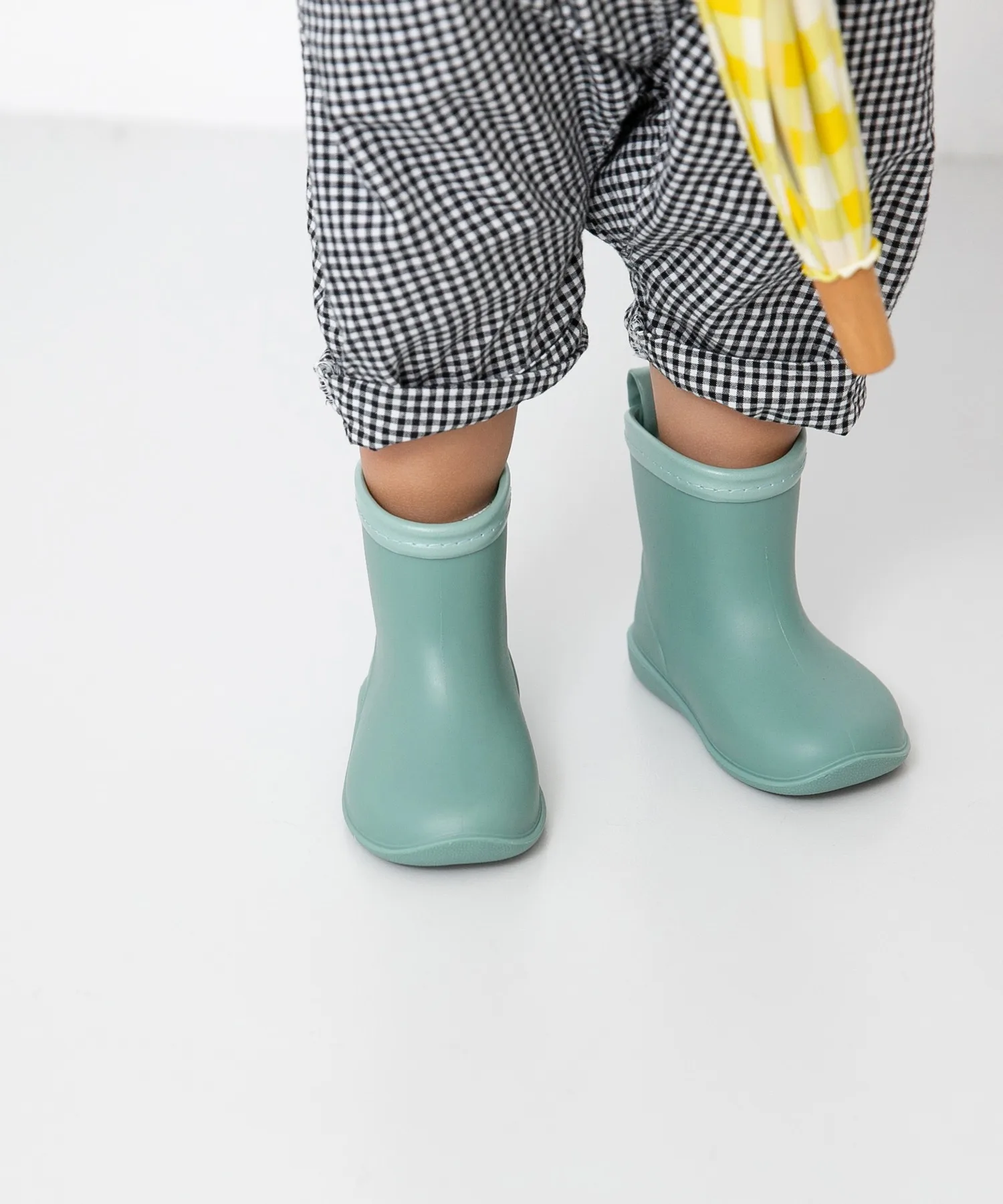 Детские дождевые сапоги Nuance Color Baby Rain Boots menue зеленые