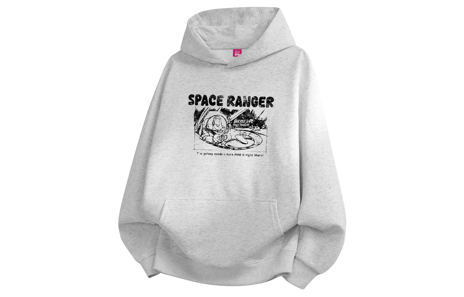 

Толстовка Unisex Hooded Thickened Heavyweight Disney, heather серый fleece-lined