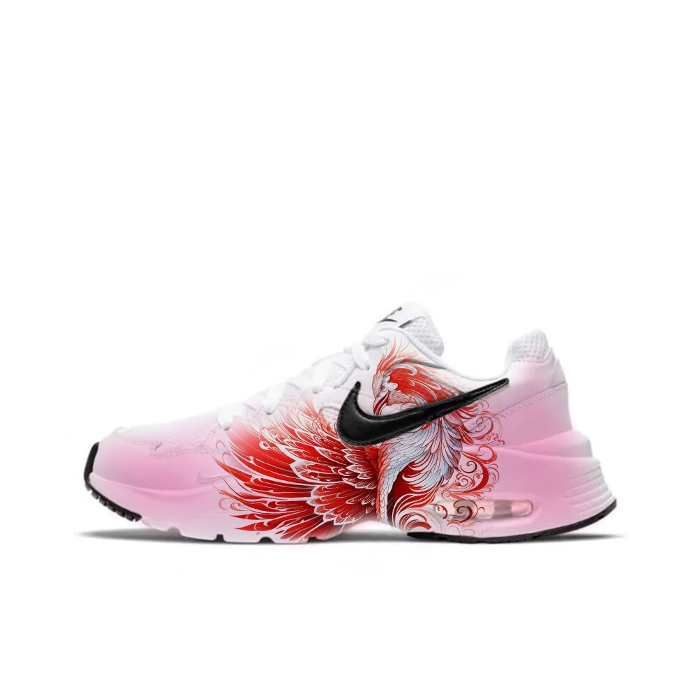 

Кроссовки Air Max Fusion женские с низким верхом, белые/розовые/красные Nike