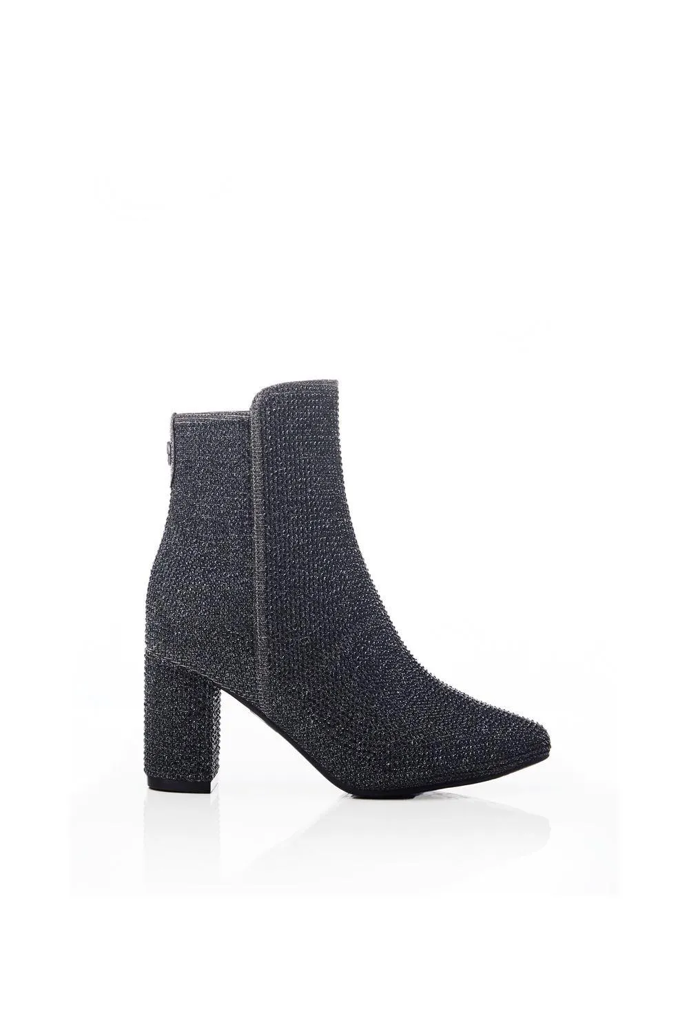 Текстильные ботинки на каблуке 'Xiomara' Moda In Pelle, цвет metallic silver