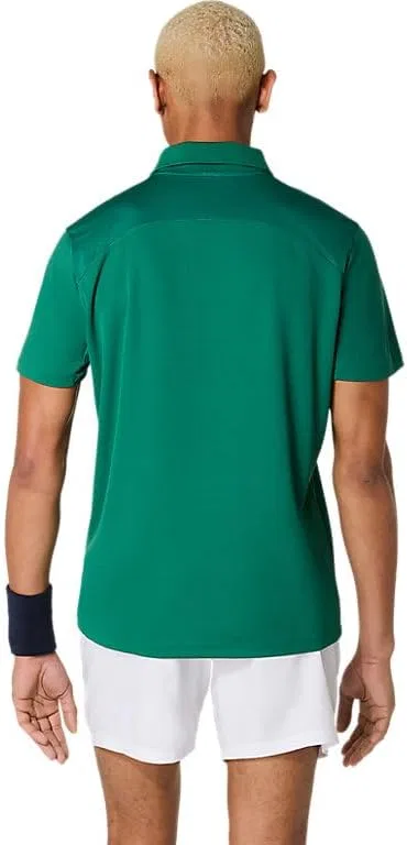 Мужская теннисная одежда ASICS Court Polo, Jasper Green — фото 2