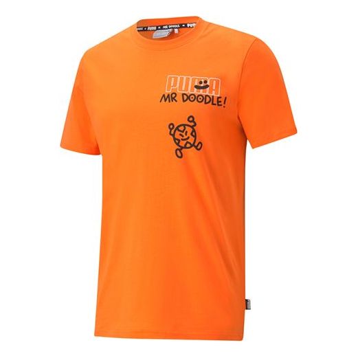 

Футболка PUMA x Mr Doodle RELAXED TEE Printing Short Sleeve Flame Orange 598649-97