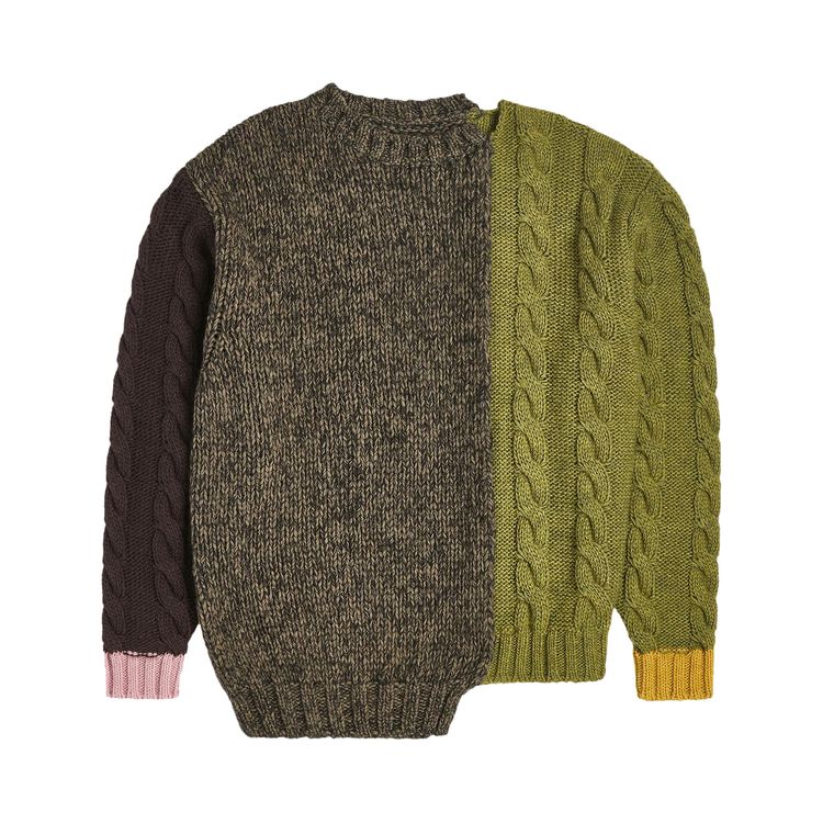 

Свитер Gallery Dept. Guhl Sweater Green/Brown/Mauve, зеленый