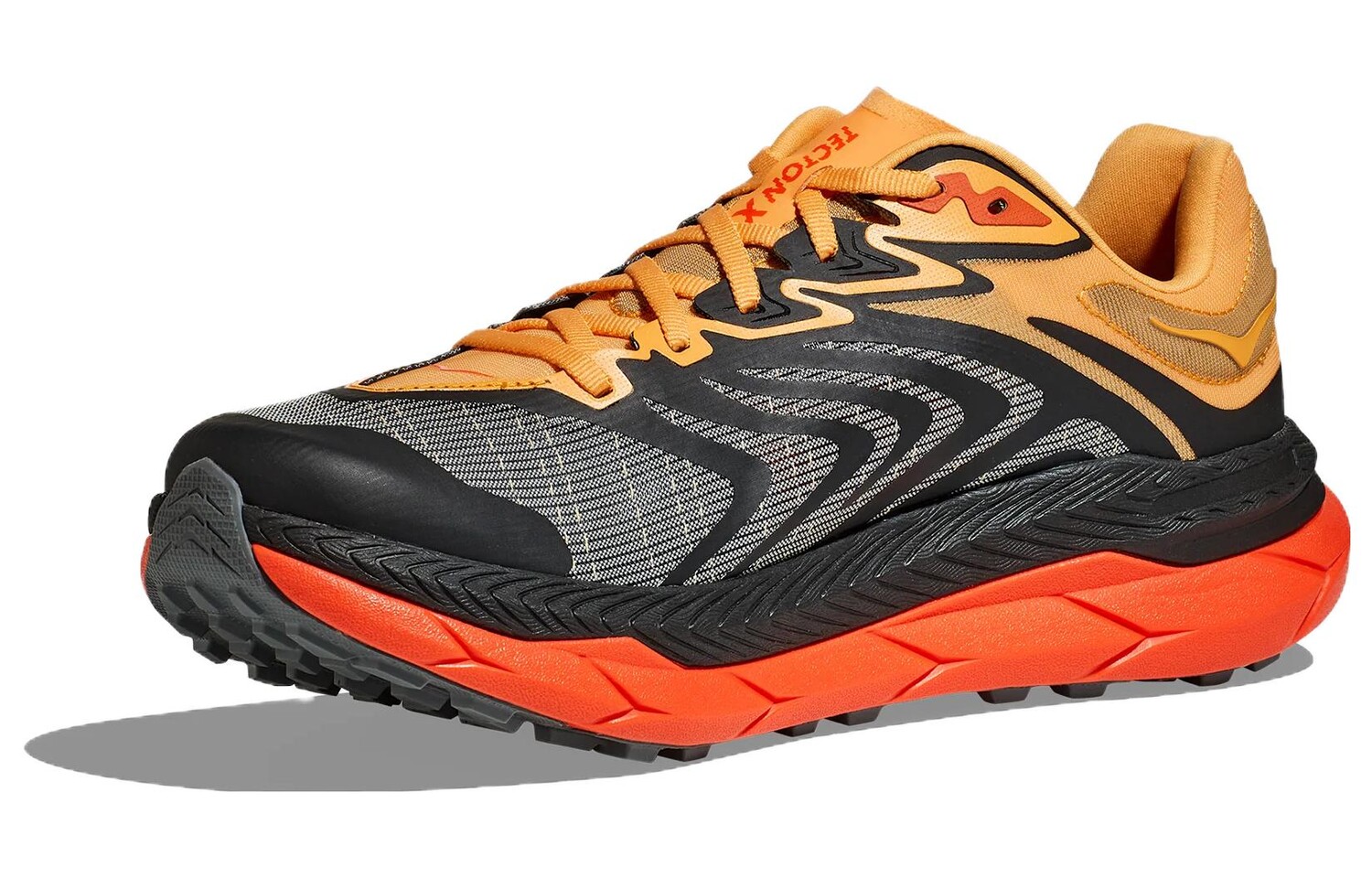 Кроссовки мужские Tecton X с низким верхом, оранжевые Hoka One One — фото 3