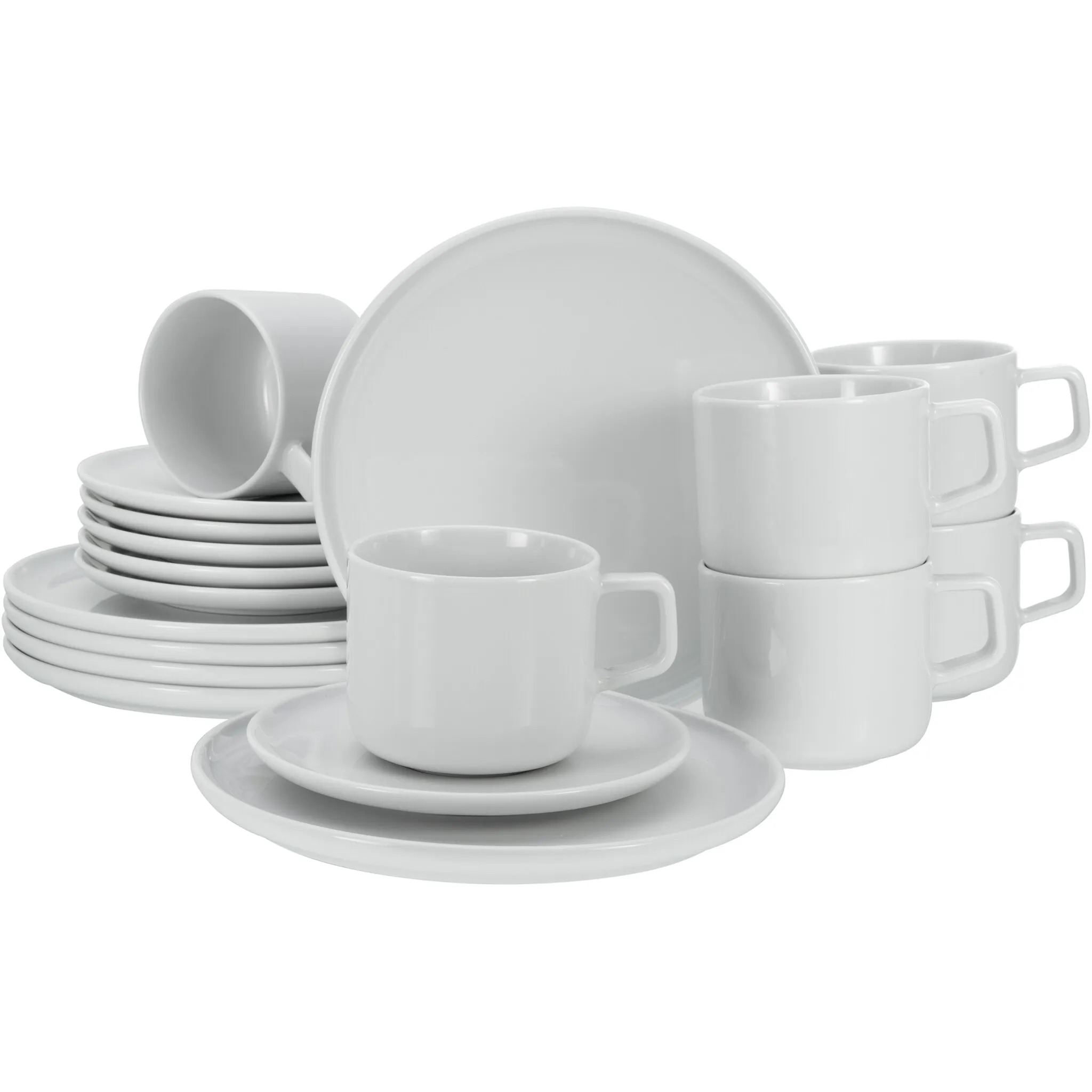 

Кофейный сервиз CreaTable "Chef Collection", (набор, 18 предметов, кофейная посуда на 6 персон), сервиз, нордический дизайн, 18 предметов, на 6 персон, белый