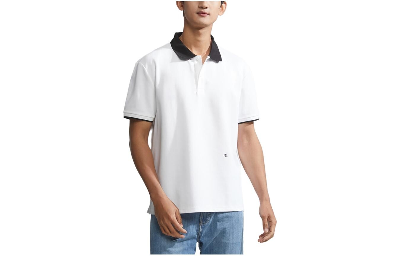 

Рубашка поло мужская Moon White Calvin Klein, белый