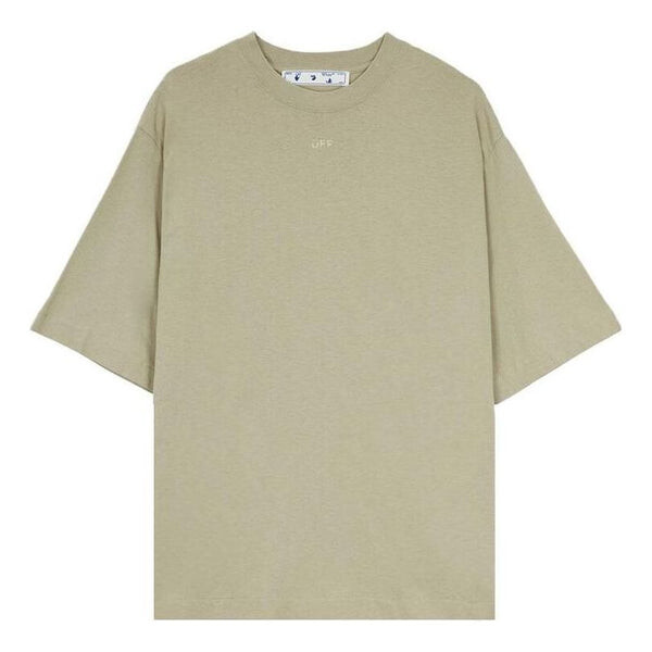 

Футболка rubber arrows t-shirt 'olive green white' Off-White, зеленый