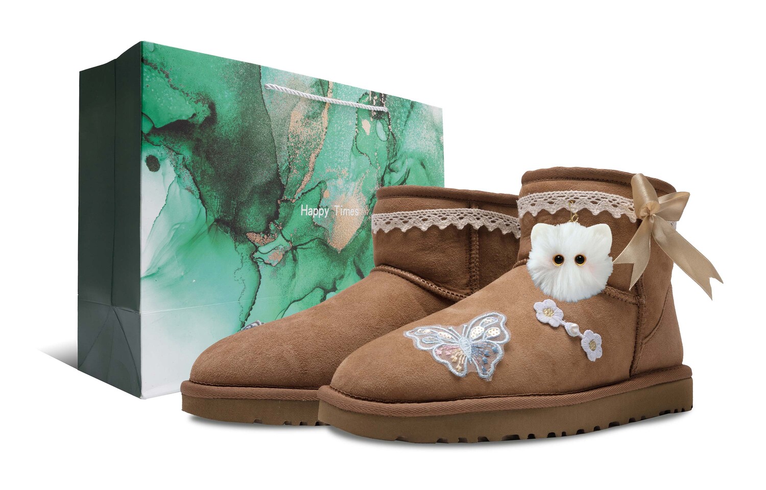

CLASSIC MINI Зимние ботинки женские Ugg, коричневый