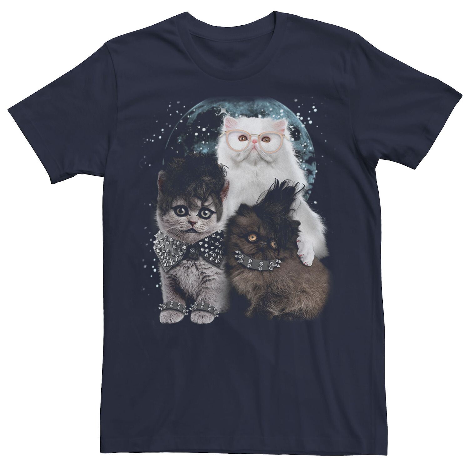 

Мужская футболка Heavy Metal Cats In Space с рисунком Licensed Character