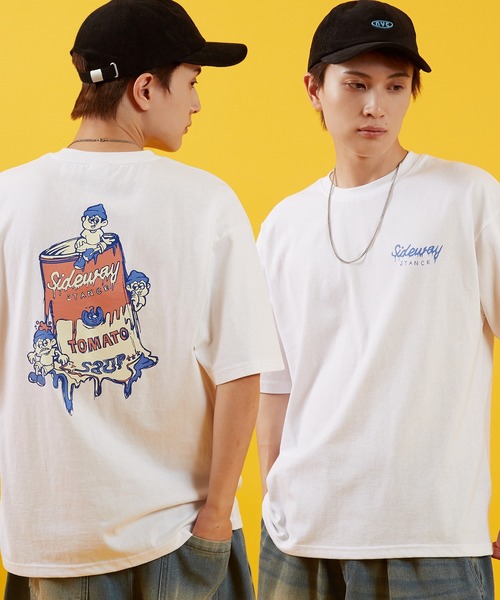 

Футболка с короткими рукавами и графическим принтом Sideway Stance, белая