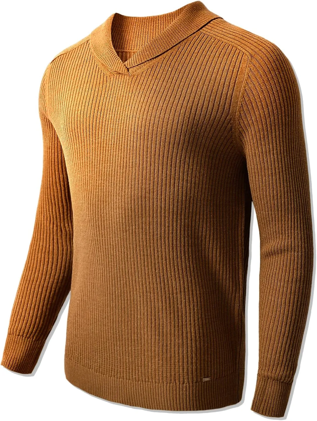 

Винтажный мужской свитер с шалькой ZHILI