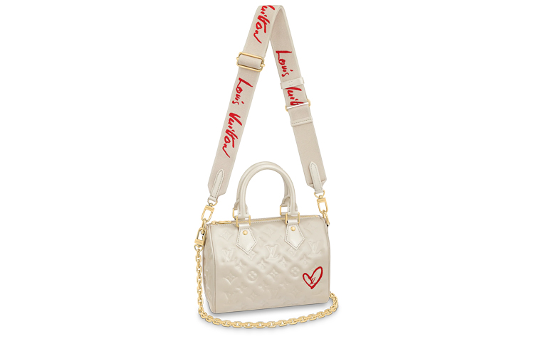 

Ограниченная серия Speedy Bandouliere 22 Ivory LOUIS VUITTON, Set (Bag+Dust Bag)
