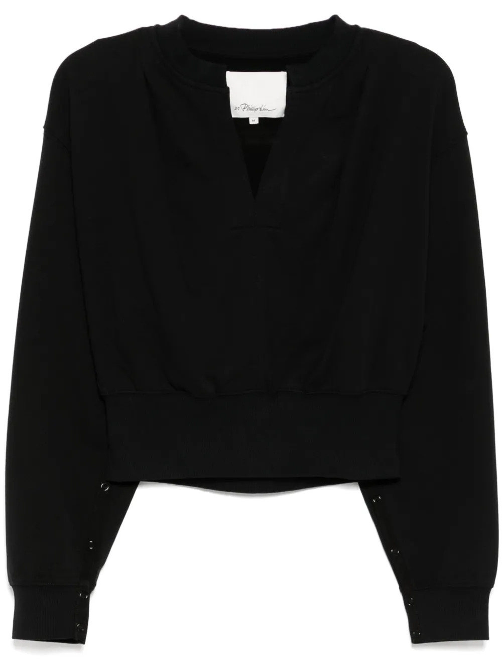 

Укороченная толстовка 3.1 Phillip Lim, черный