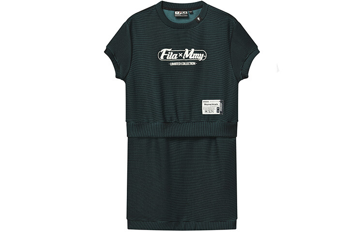 

Платье с короткими рукавами Mihara Yasuhiro X, женское, Moni Blue Fila
