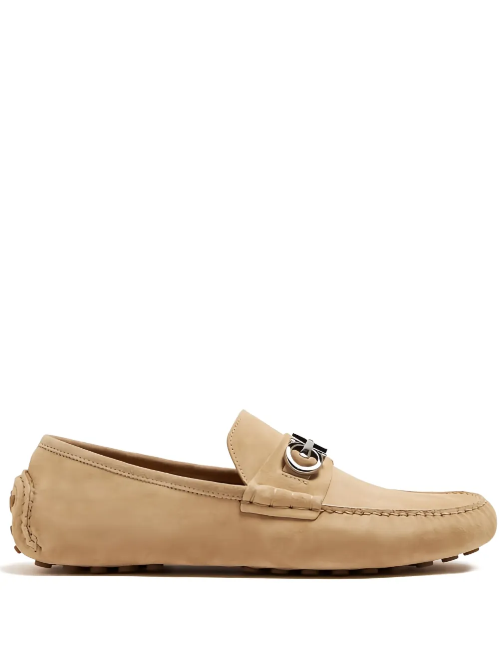 

Кожаные лоферы Gancini Ferragamo, нейтральный