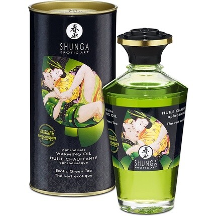 

Согревающее масло-афродизиак 100мл зеленое, Shunga