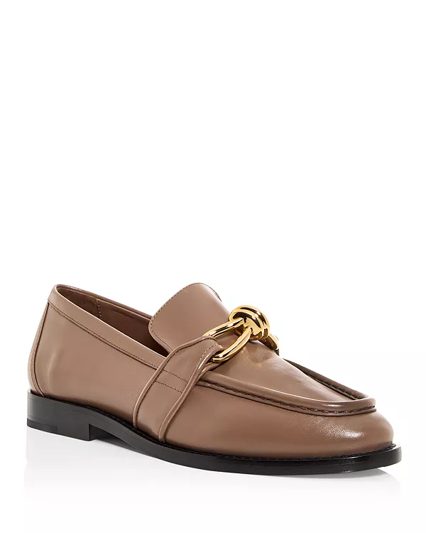 Женские лоферы Astaire Bottega Veneta, коричневый