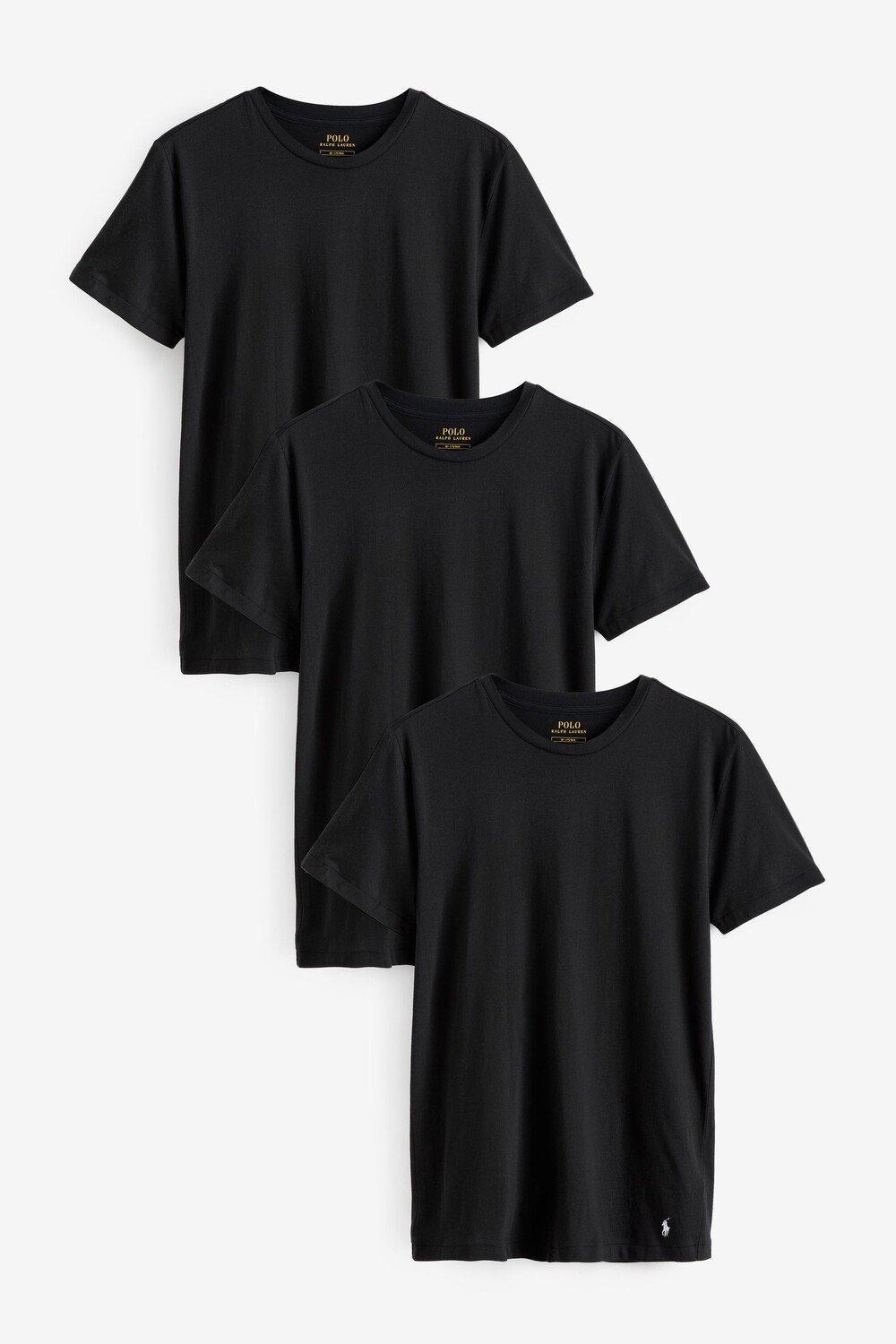 Комплект из 3 футболок с круглым вырезом Polo Ralph Lauren, черный — фото 4