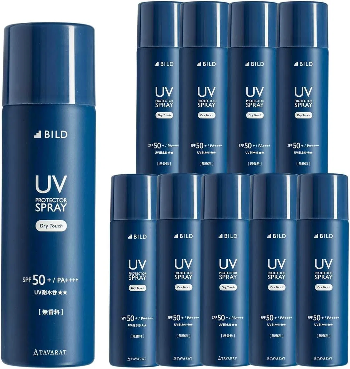 Спрей солнцезащитный SPF50+ PA++++ BILD, 60 г, 10 шт
