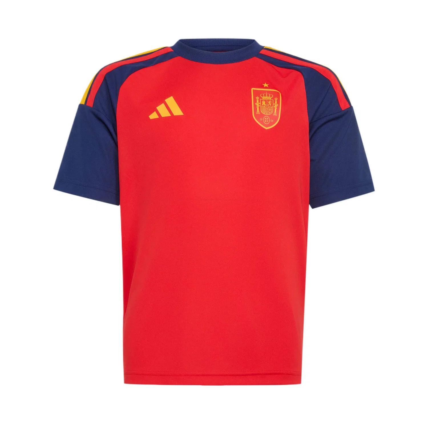 Футболка детская с круглым вырезом Adidas Bright Red/Dark Blue Purple