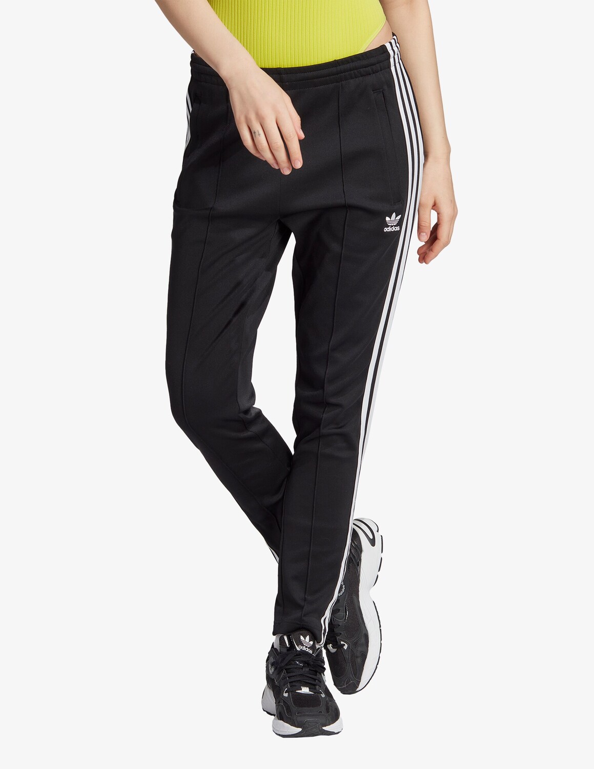 

Топ с короткими рукавами Adidas Originals, черный