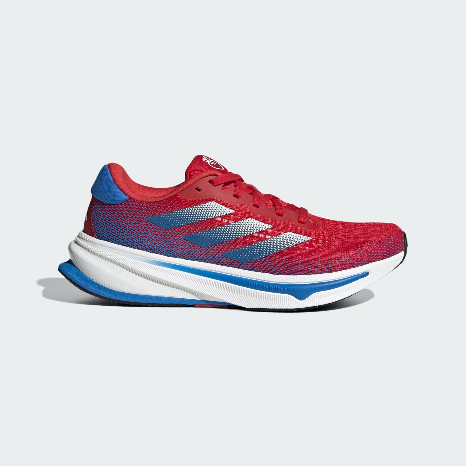 

Туфли с завышенной талией Supernova Adidas, цвет Better Scarlet/Cloud White/Bright Royal
