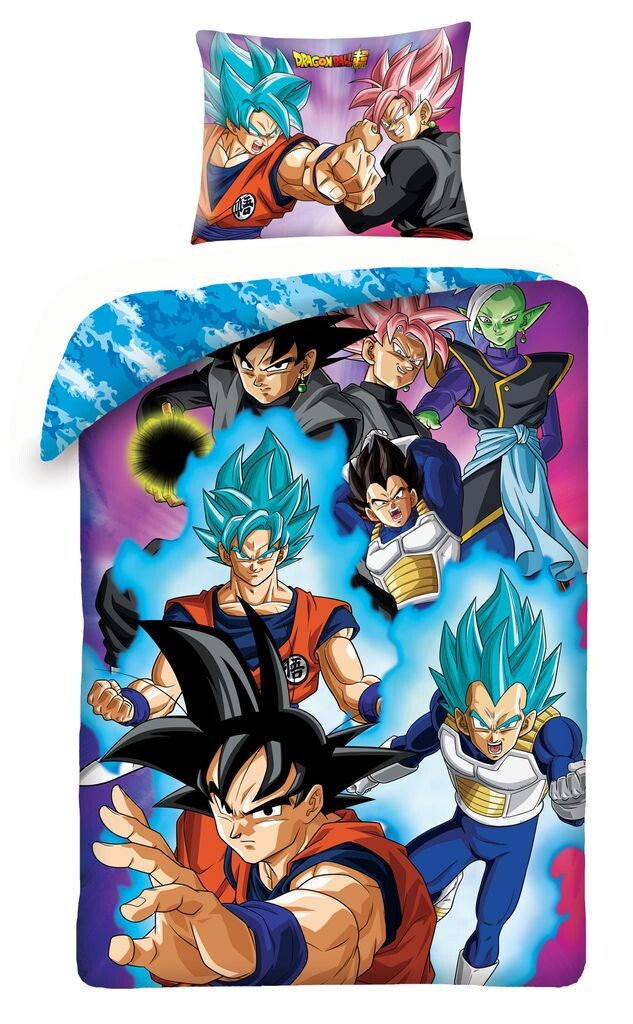 

Постельное белье Dragon Ball Super Vegeta, хлопковая наволочка, пуховое одеяло 135х200см Halantex