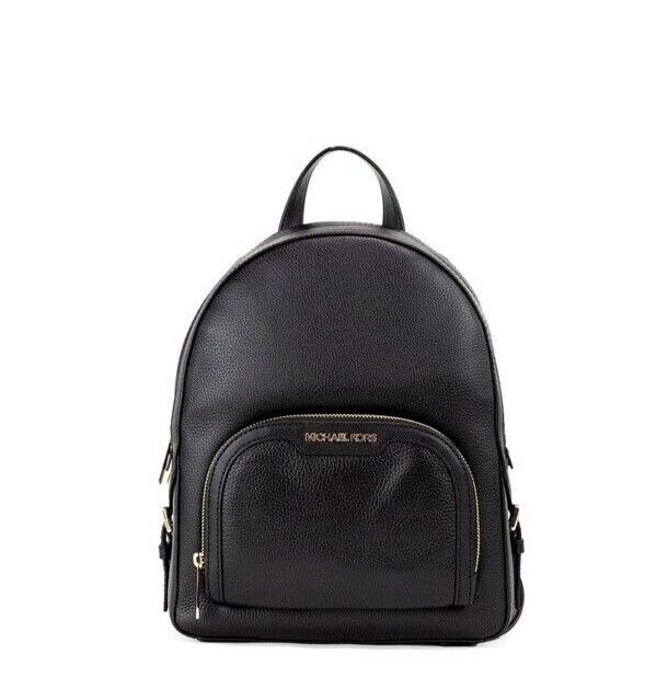 

Рюкзак Jaycee Medium Black Pebble Leather с карманом на молнии и книжной сумкой Michael Kors