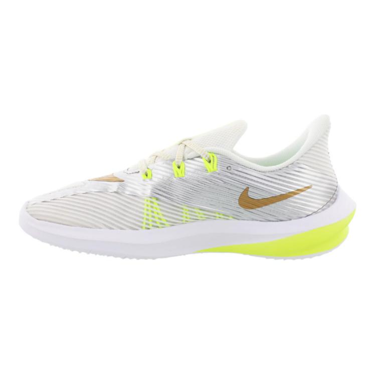 

Nike Кроссовки для бега Future Speed 2 с амортизацией, износостойкие, низкие, серо-зеленые, детские
