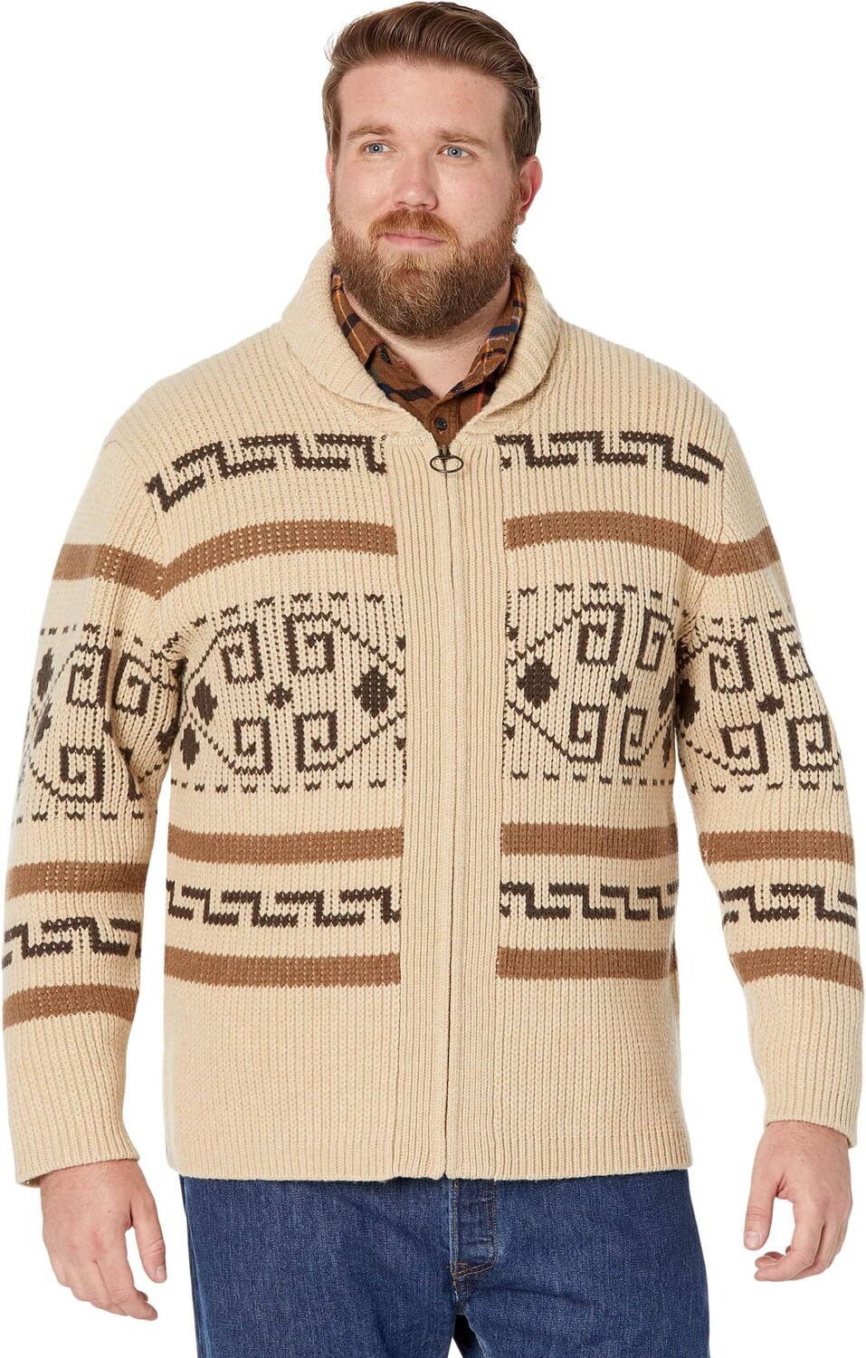 

Оригинальный свитер Вестерли Pendleton, цвет Tan/Brown