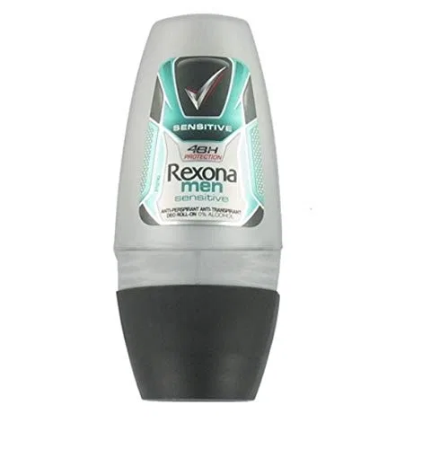 Мужской роликовый дезодорант Rexona Men Sensitive, 6 x 50 мл Rexona
