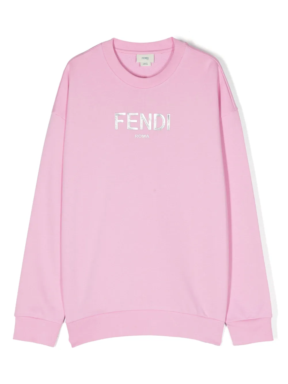 

Толстовка с логотипом FENDI KIDS, розовый