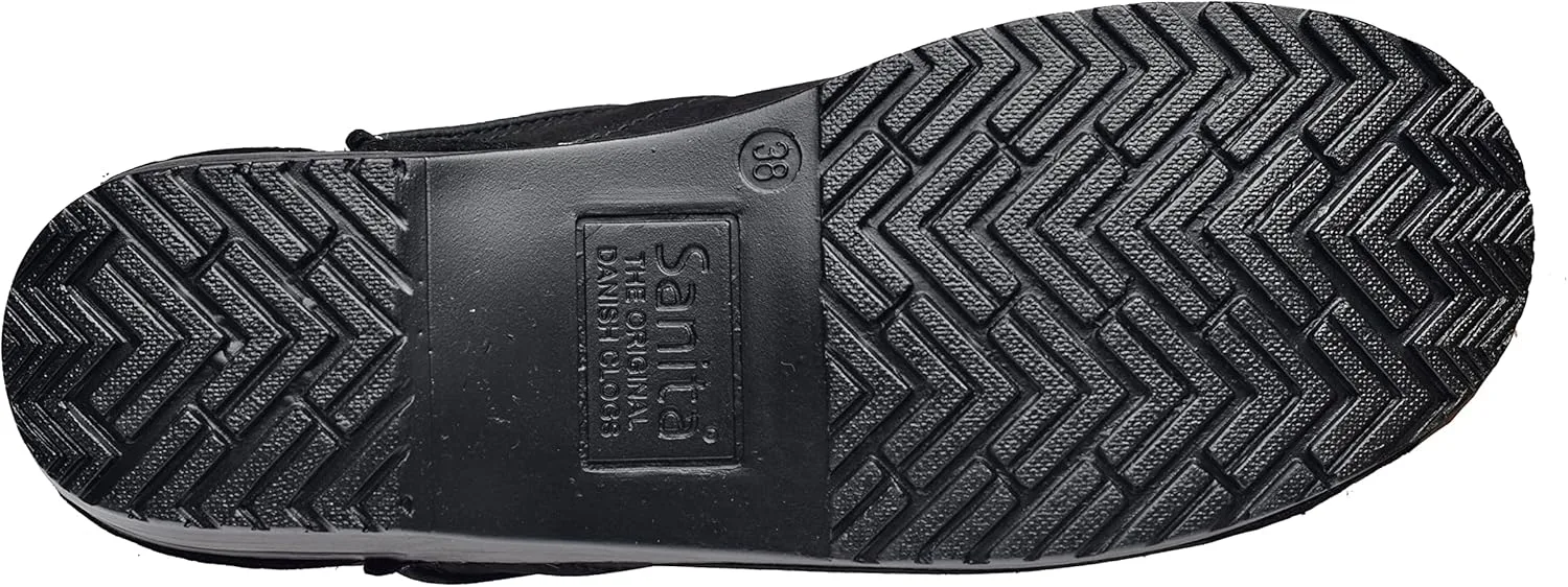 Мужские текстурированные сабо Sanita Professional OilClogs, черный — фото 4