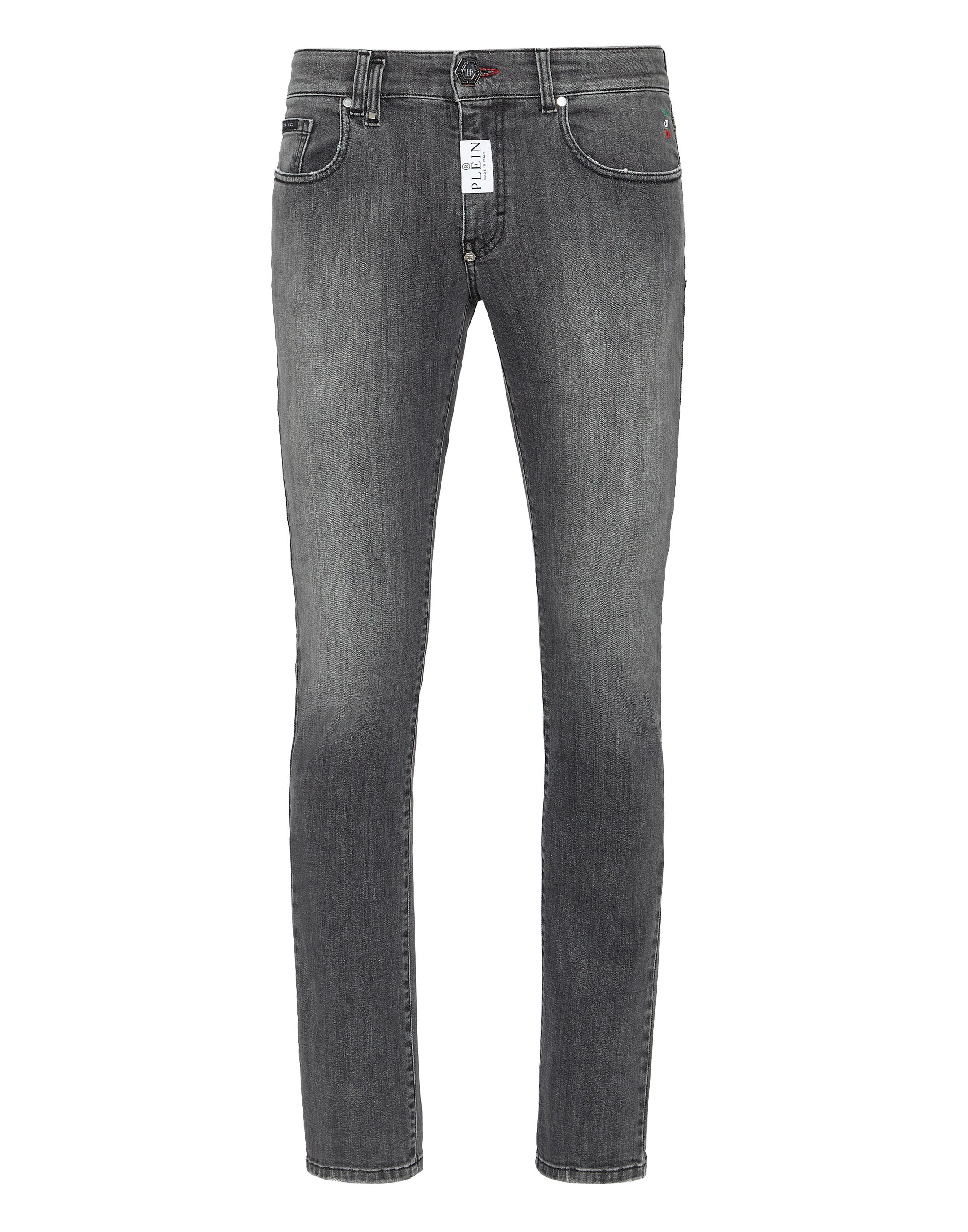 

Джинсовые брюки Super Fit PHILIPP PLEIN, цвет grey stone